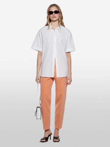 SISLEY Áo Sơ Mi Ngắn Tay Nữ Women Shirt