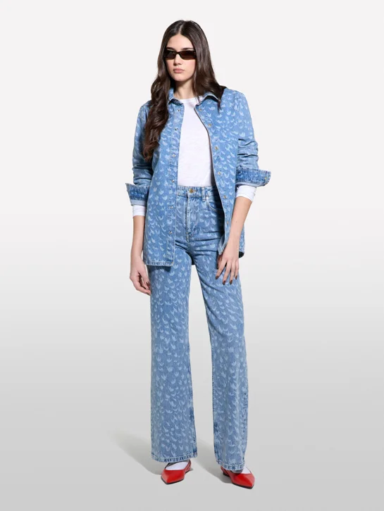 SISLEY Áo Sơ Mi Dài Tay Nữ Women Shirt