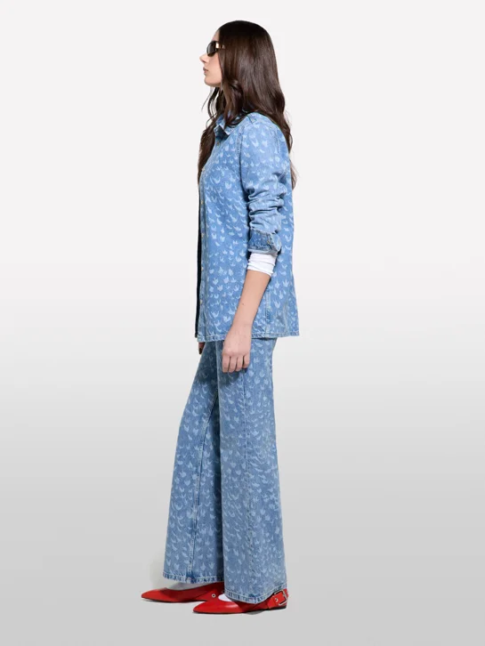 SISLEY Áo Sơ Mi Dài Tay Nữ Women Shirt