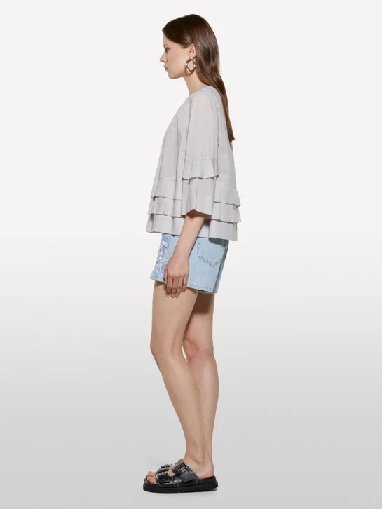 SISLEY Áo Kiểu Nữ Women Blouse