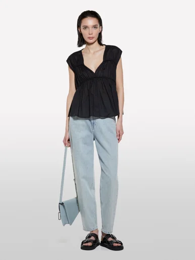 SISLEY Áo Kiểu Nữ Women Blouse