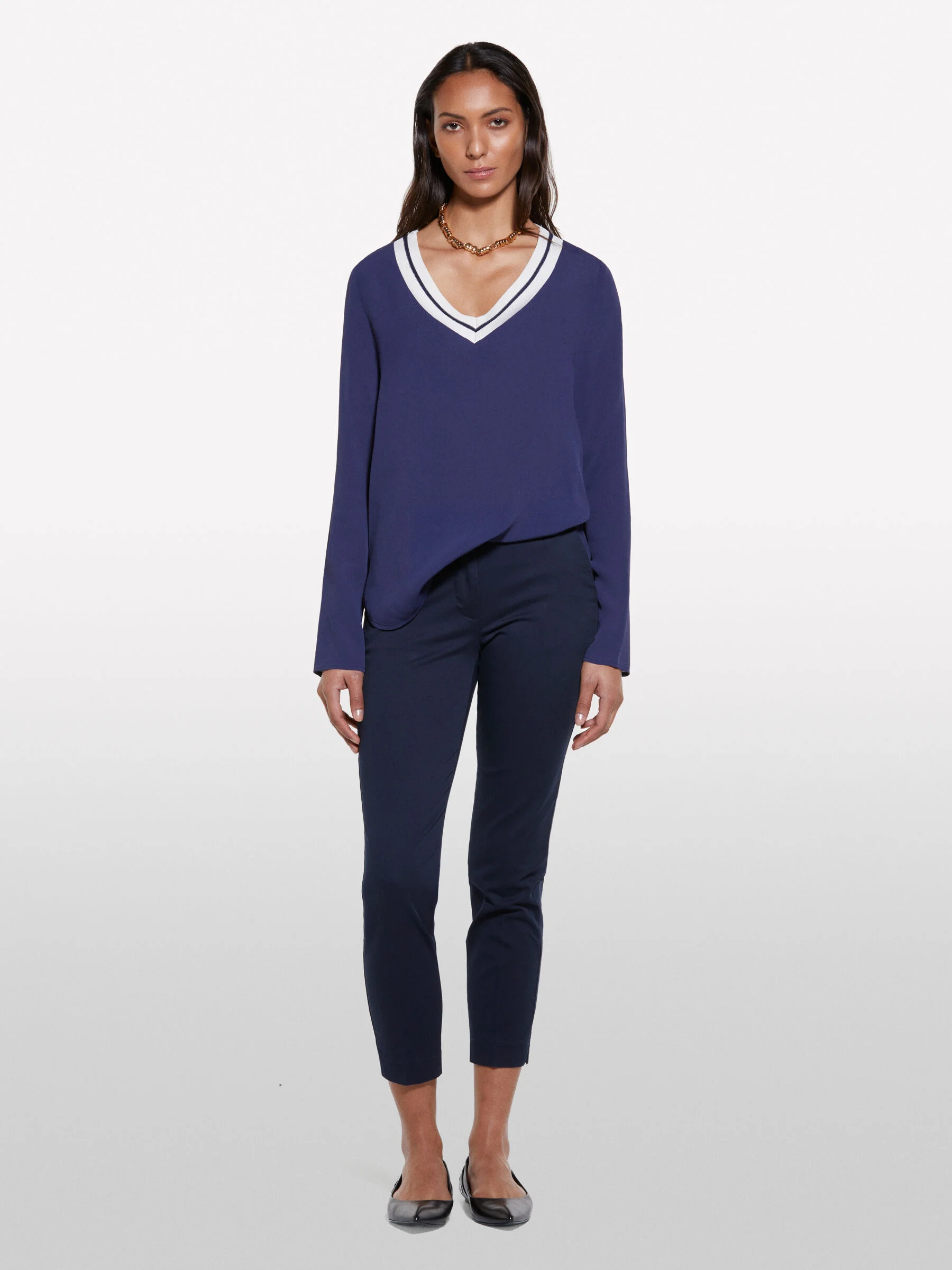 SISLEY Áo Kiểu Nữ Women Blouse