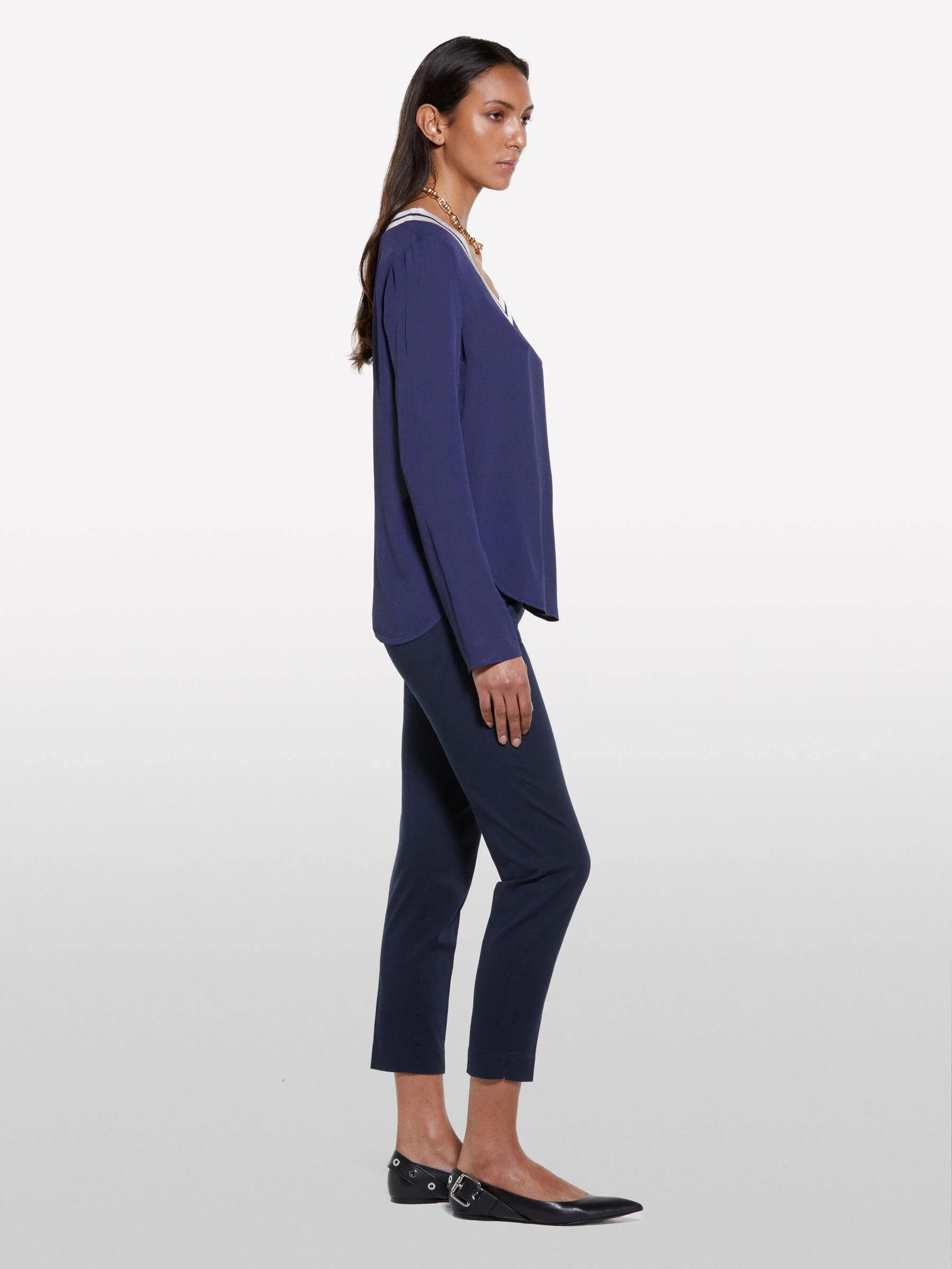 SISLEY Áo Kiểu Nữ Women Blouse