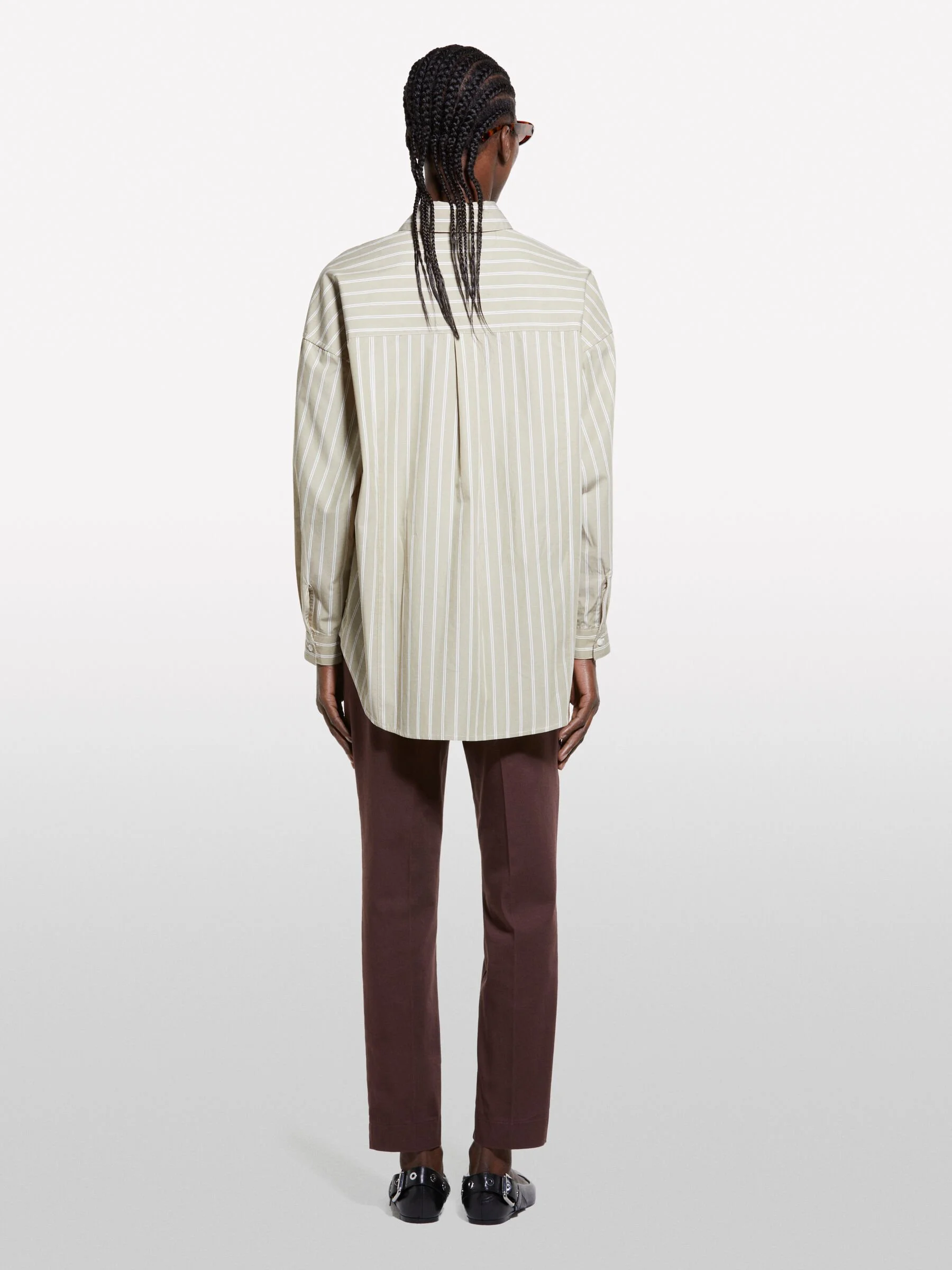 SISLEY Áo Sơ Mi Dài Tay Nữ Women Shirt