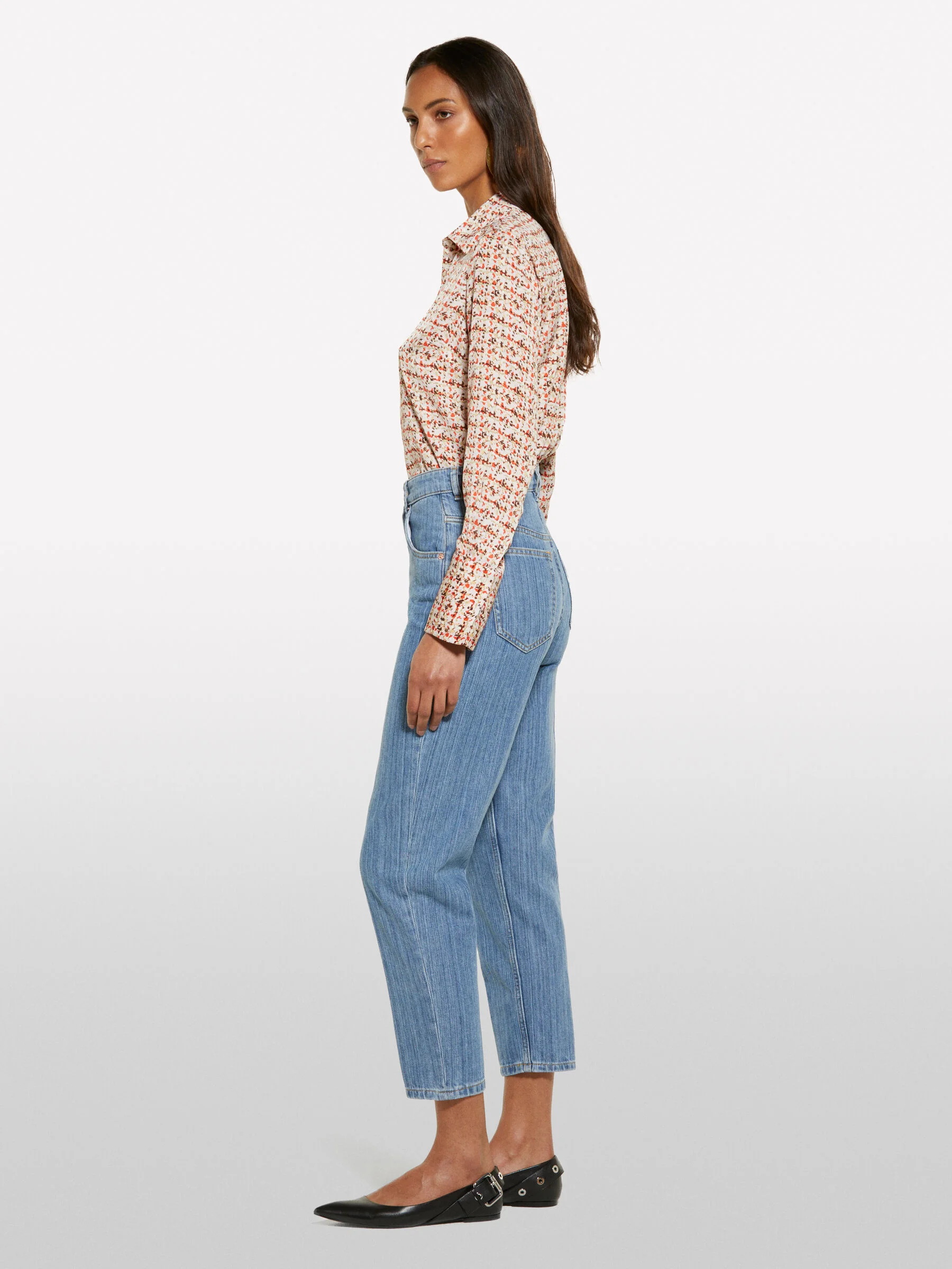 SISLEY Áo Sơ Mi Dài Tay Nữ Women Shirt