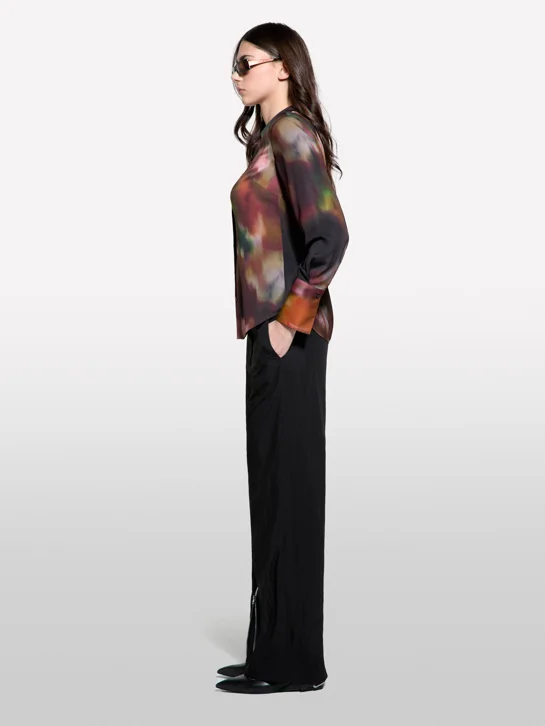 SISLEY Áo Sơ Mi Dài Tay Nữ Women Shirt