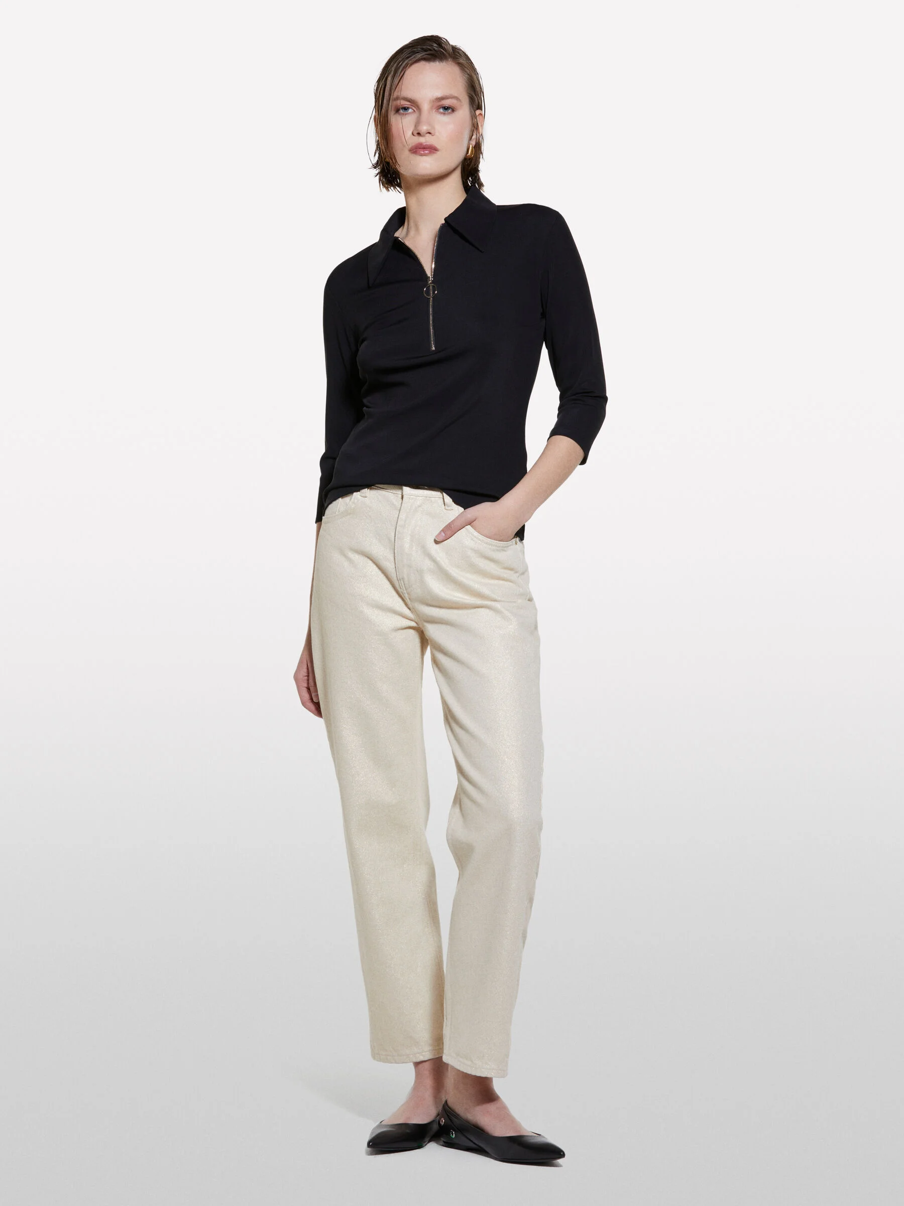 SISLEY Áo Kiểu Nữ Women Blouse