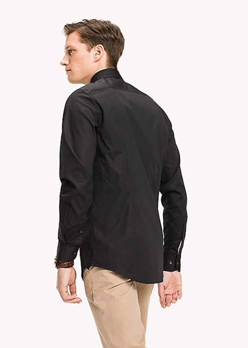 TOMMY HILFIGER Áo Sơ Mi Nam Tay Dài Poplin Core Slim Fit