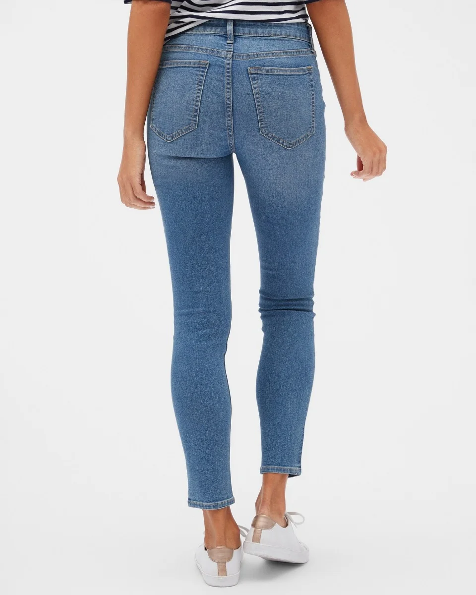 GAP Quần Jeans Dài Nữ - Mid Rise Jegging