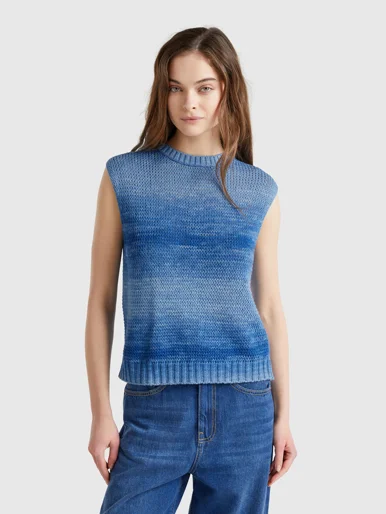 UNITED COLORS OF BENETTON Áo Len Không Tay Nữ