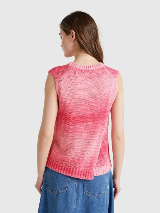 UNITED COLORS OF BENETTON Áo Len Không Tay Nữ
