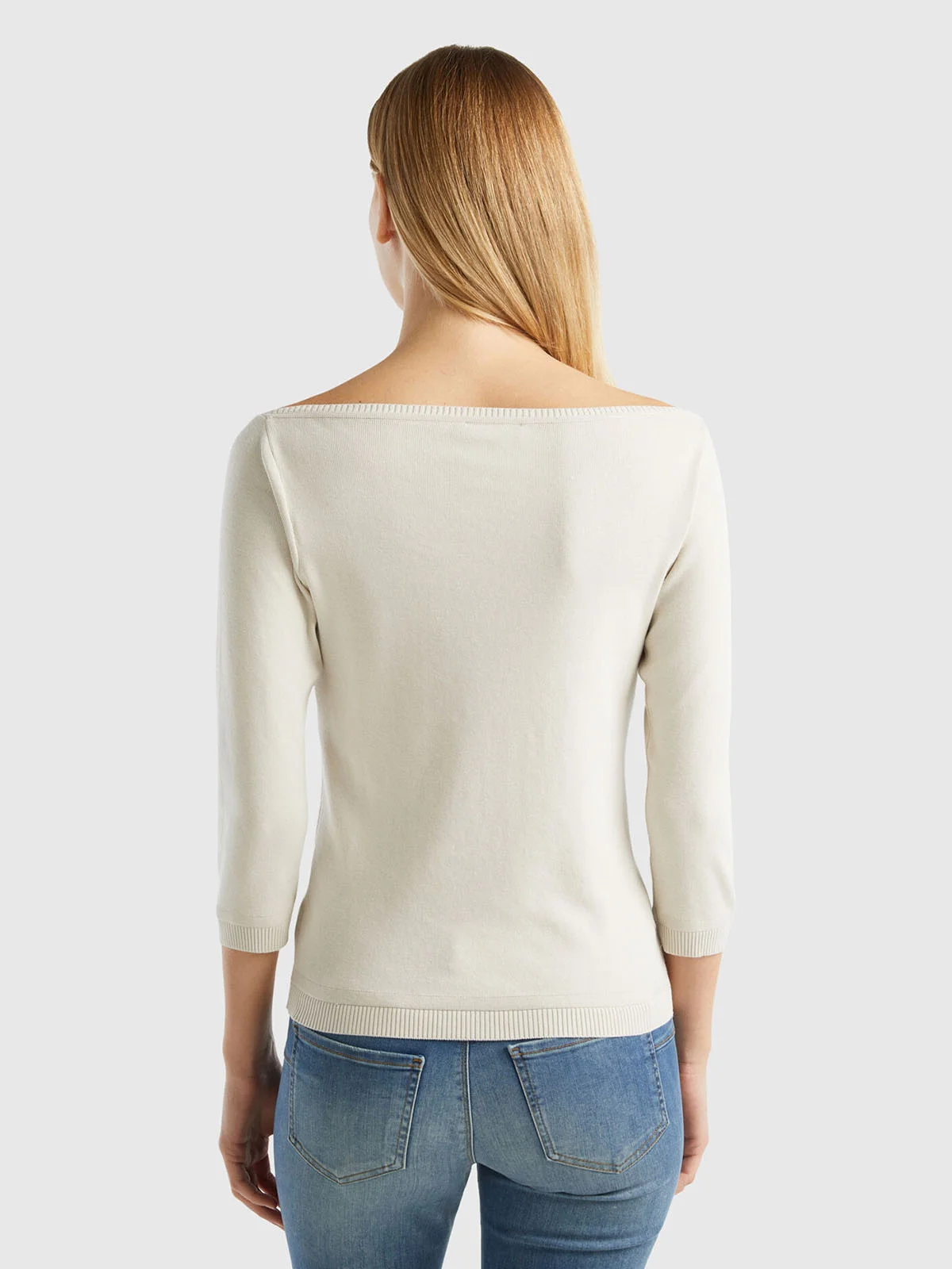 UNITED COLORS OF BENETTON Áo Len Dài Tay Nữ Women Sweater