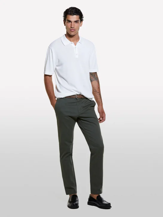 SISLEY Áo Thun Ngắn Tay Nam Men Polo