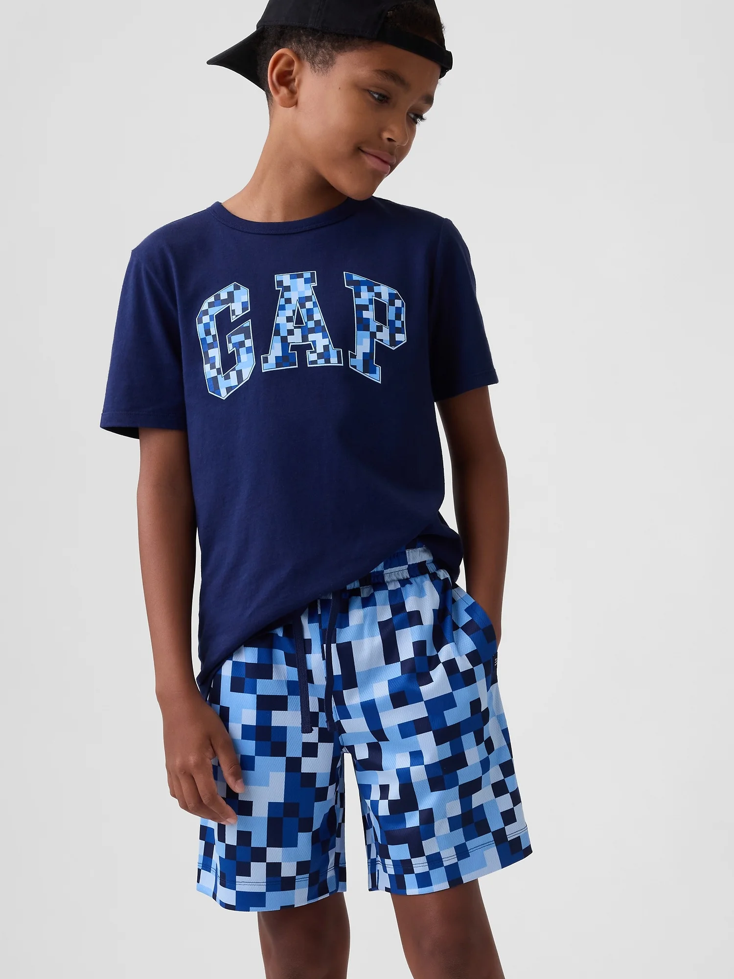 GAP Áo Thun Tay Ngắn Bé Trai - Logo