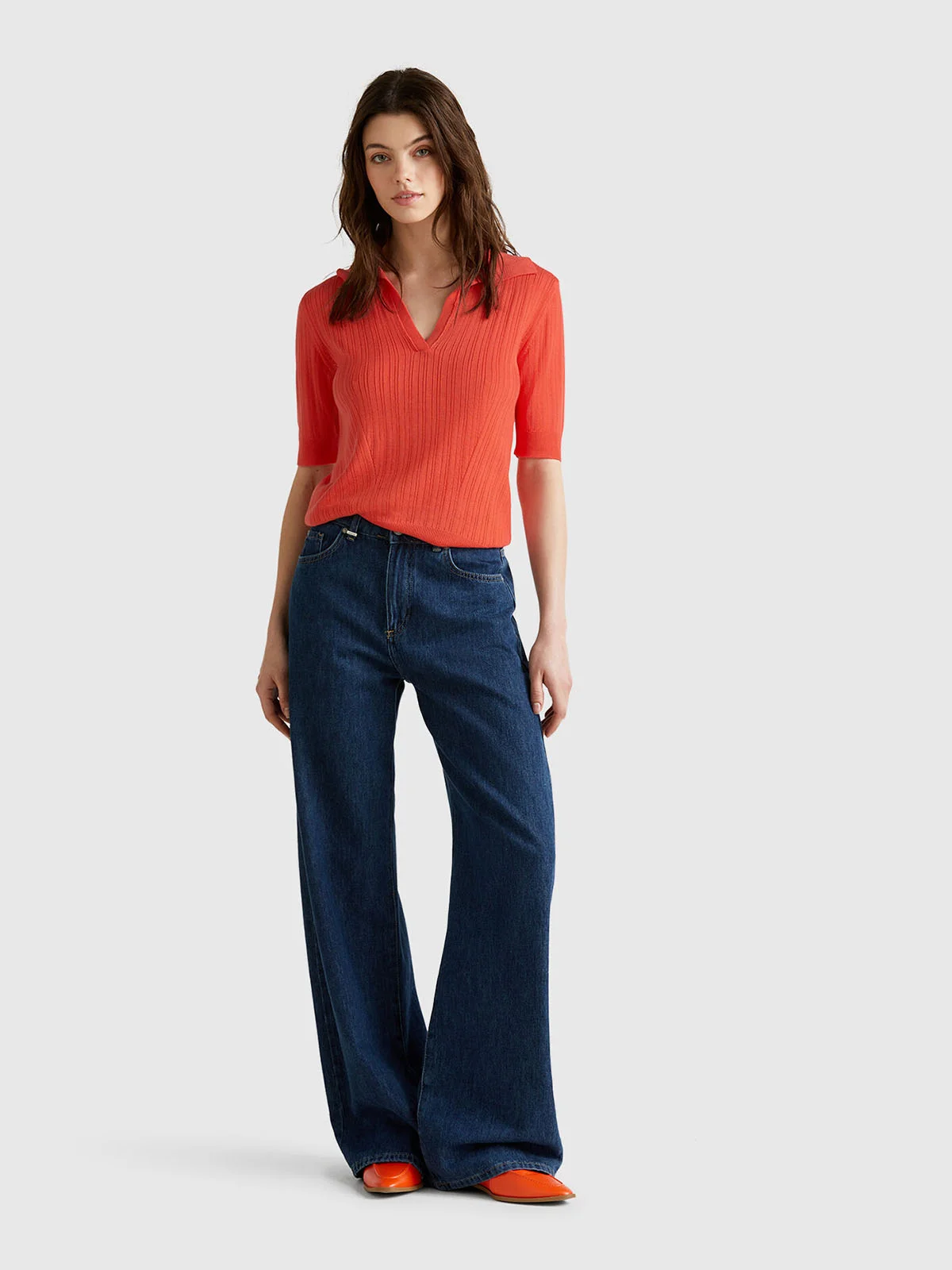 UNITED COLORS OF BENETTON Áo Polo Ngắn Tay Nữ