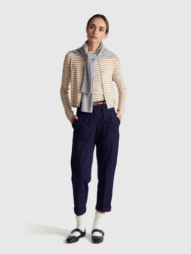 UNITED COLORS OF BENETTON Áo Len Dài Tay Nữ Women Sweater
