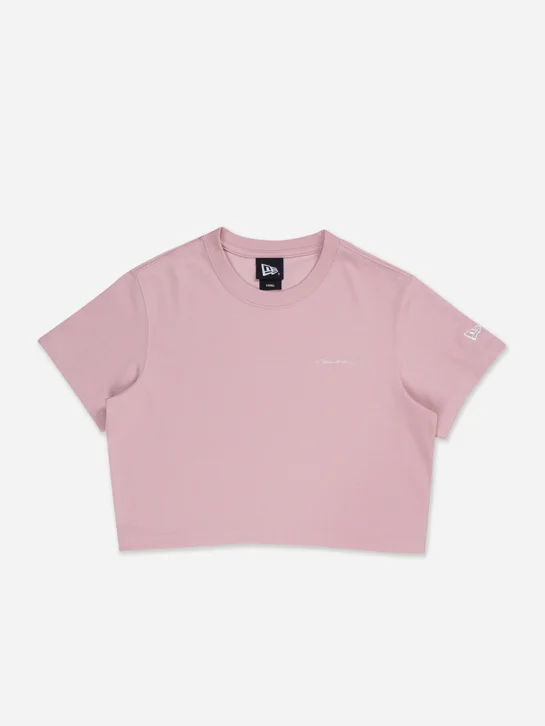 NEW ERA Áo Thun Ngắn Tay Nữ New Era