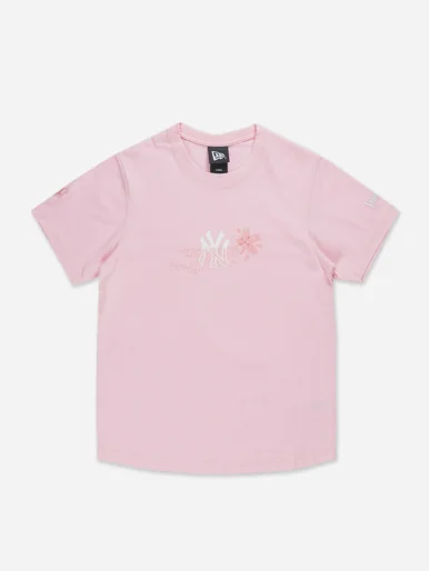 NEW ERA Áo Thun Ngắn Tay Nam New York Yankees