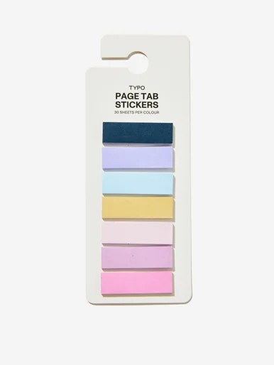 TYPO Giấy Đánh Dấu Trang-Page Tab Stickers