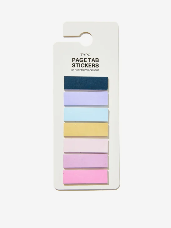 TYPO Giấy Đánh Dấu Trang-Page Tab Stickers