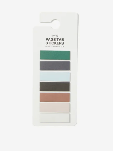 TYPO Giấy Đánh Dấu Trang-Page Tab Stickers