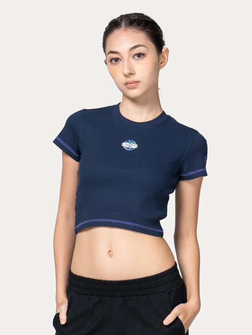 NEW ERA Áo Thun Ngắn Tay Nữ New Era