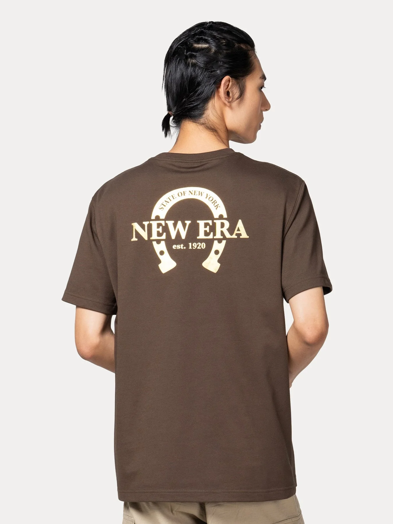 NEW ERA Áo Thun Ngắn Tay Nam New Era