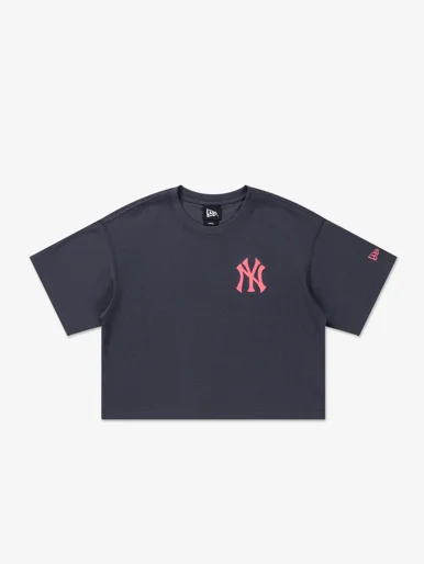 NEW ERA Áo Thun Ngắn Tay Nữ New York Yankees