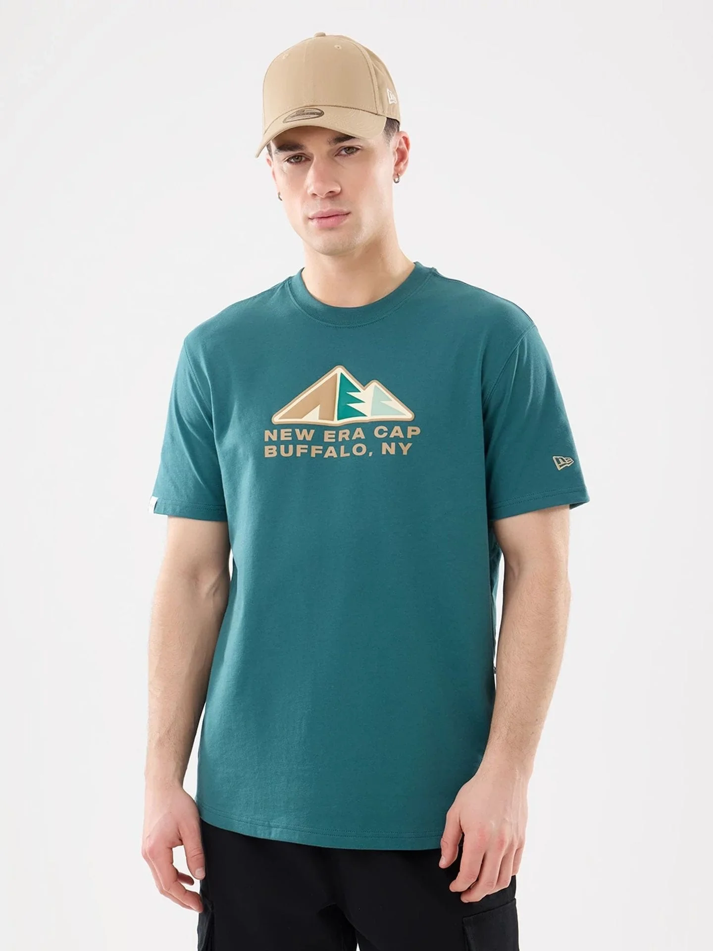 NEW ERA Áo Thun Ngắn Tay Nam New Era