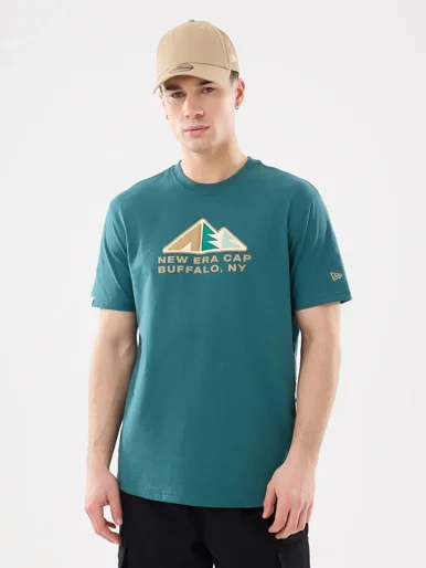 NEW ERA Áo Thun Ngắn Tay Nam New Era