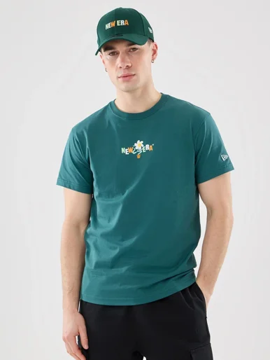NEW ERA Áo Thun Ngắn Tay Nam New Era