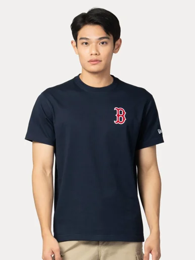 NEW ERA Áo Thun Ngắn Tay Nam Boston Red Sox