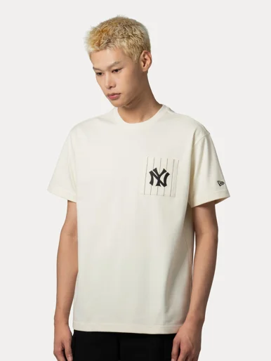 NEW ERA Áo Thun Ngắn Tay Nam New York Yankees
