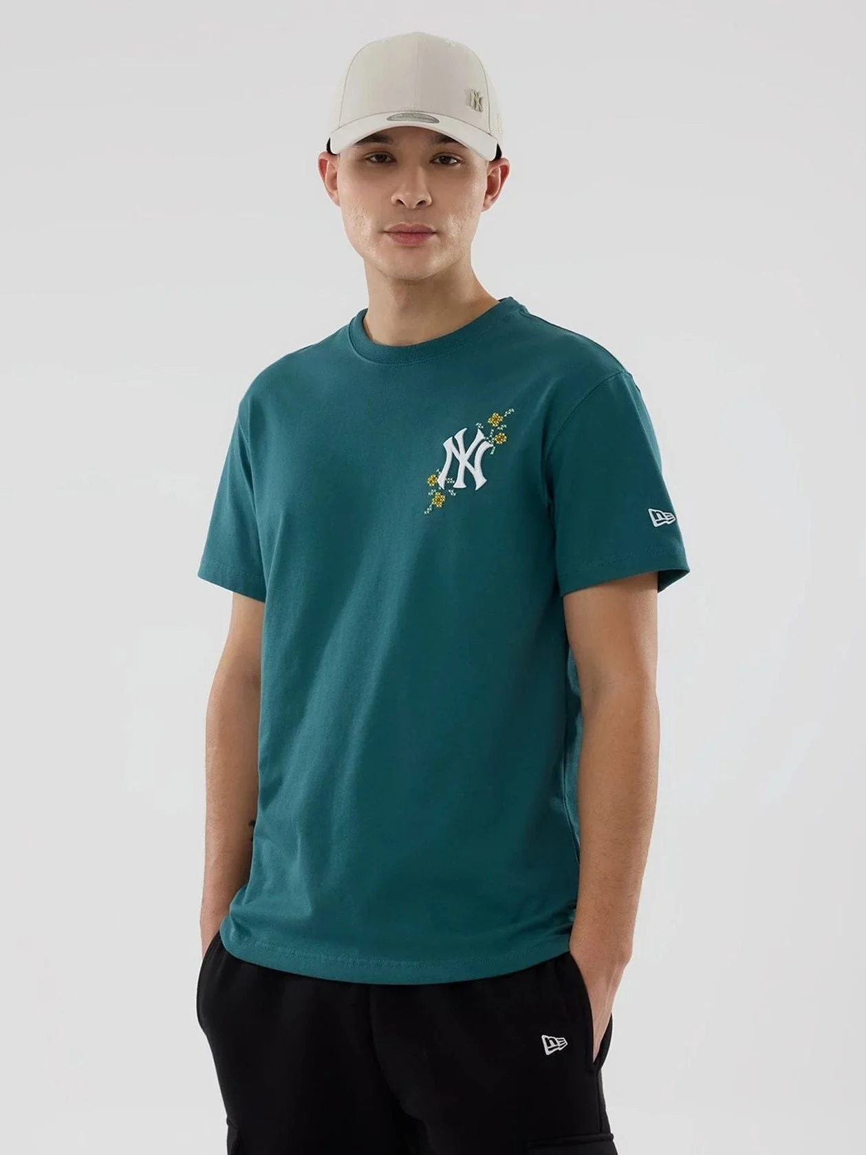 NEW ERA Áo Thun Ngắn Tay Nam New York Yankees