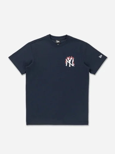 NEW ERA Áo Thun Ngắn Tay Nam New York Yankees