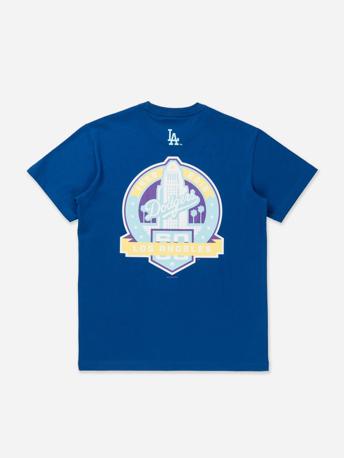 NEW ERA Áo Thun Ngắn Tay Nam Los Angeles Dodgers