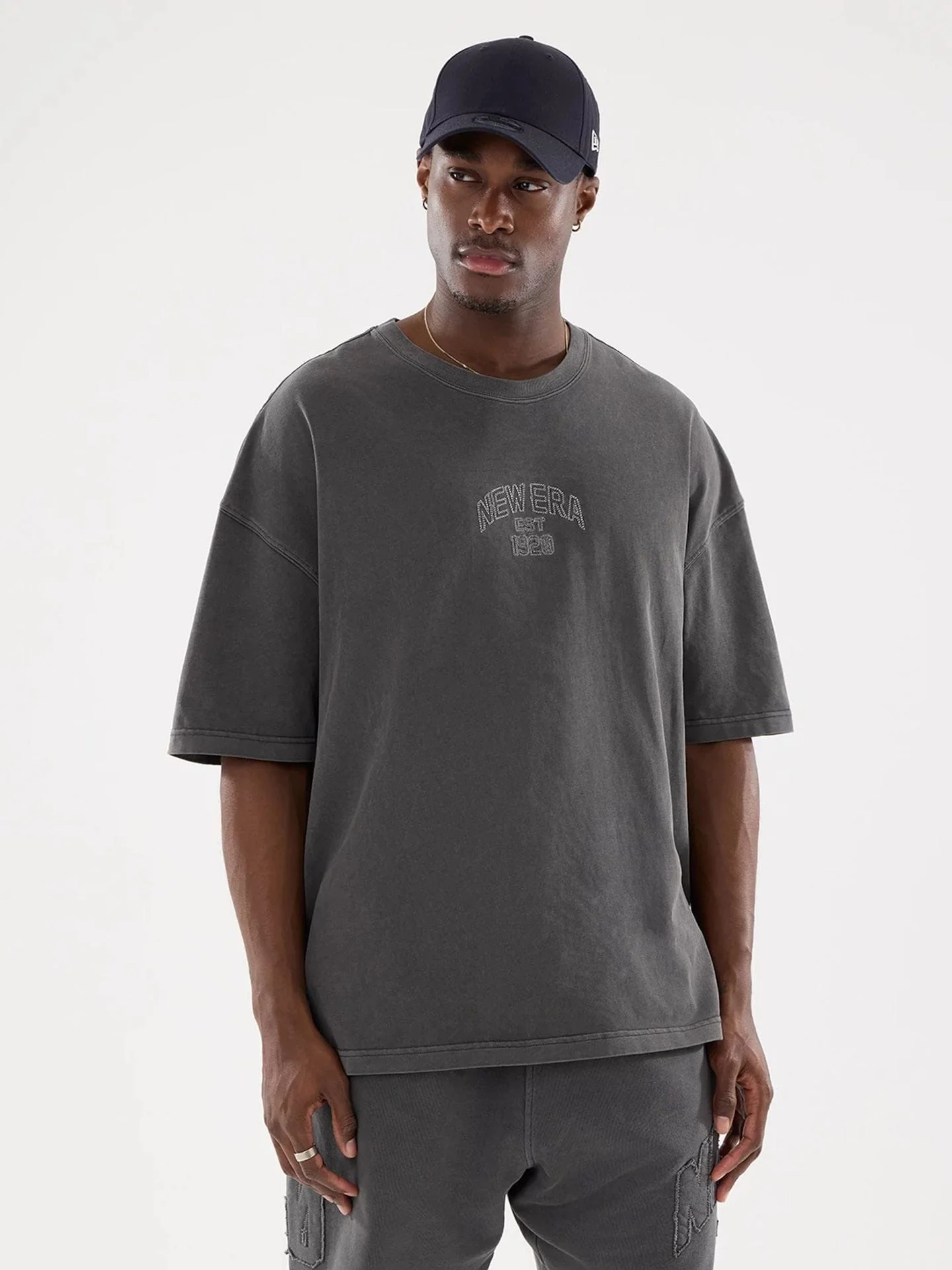 NEW ERA Áo Thun Ngắn Tay Nam New Era Branded