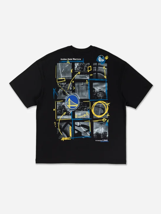 NEW ERA Áo Thun Ngắn Tay Nam Golden State Warrior