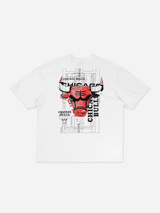 NEW ERA Áo Thun Ngắn Tay Nam Chicago Bulls