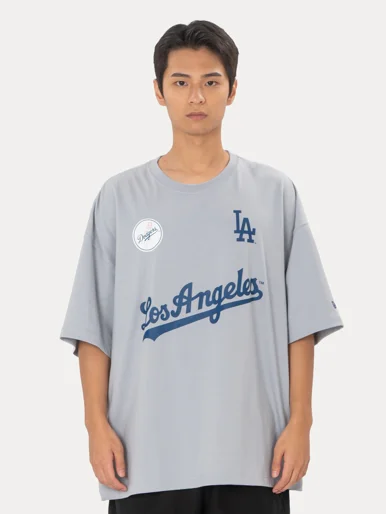 NEW ERA Áo Thun Ngắn Tay Nam Los Angeles Dodgers