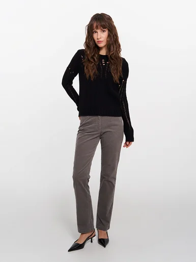 SISLEY Áo Len Dài Tay Nữ Women Sweater