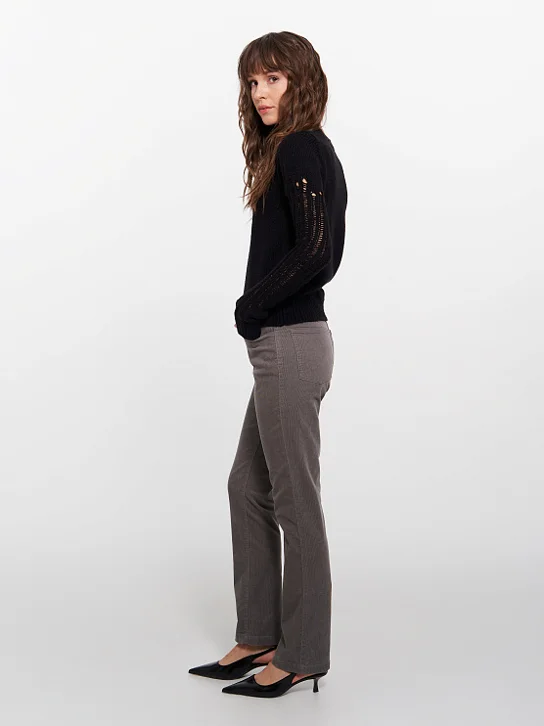 SISLEY Áo Len Dài Tay Nữ Women Sweater