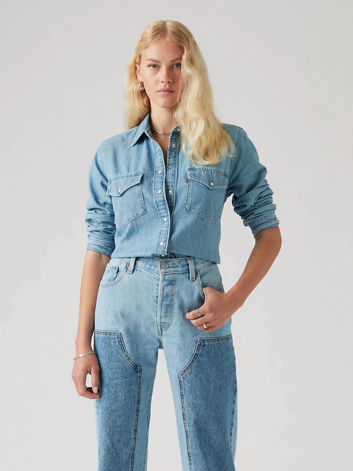 LEVI'S Áo Sơ Mi Nữ Tay Dài - Regular Iconic Western