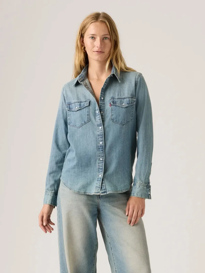 LEVI'S Áo Sơ Mi Nữ Tay Dài - Regular Iconic Western