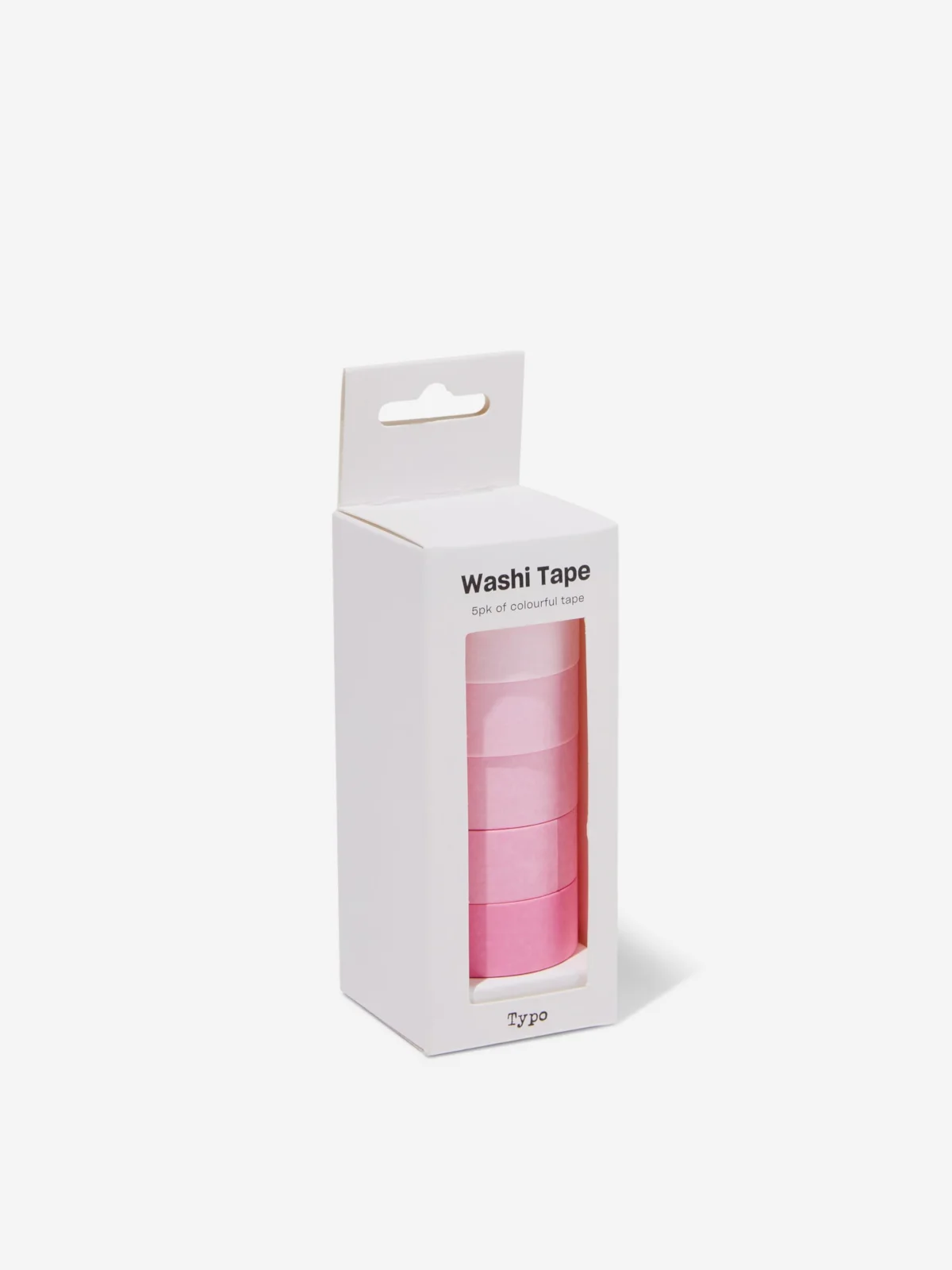 TYPO Bộ 5 Băng Keo Washi - Washi Tape 5Pk