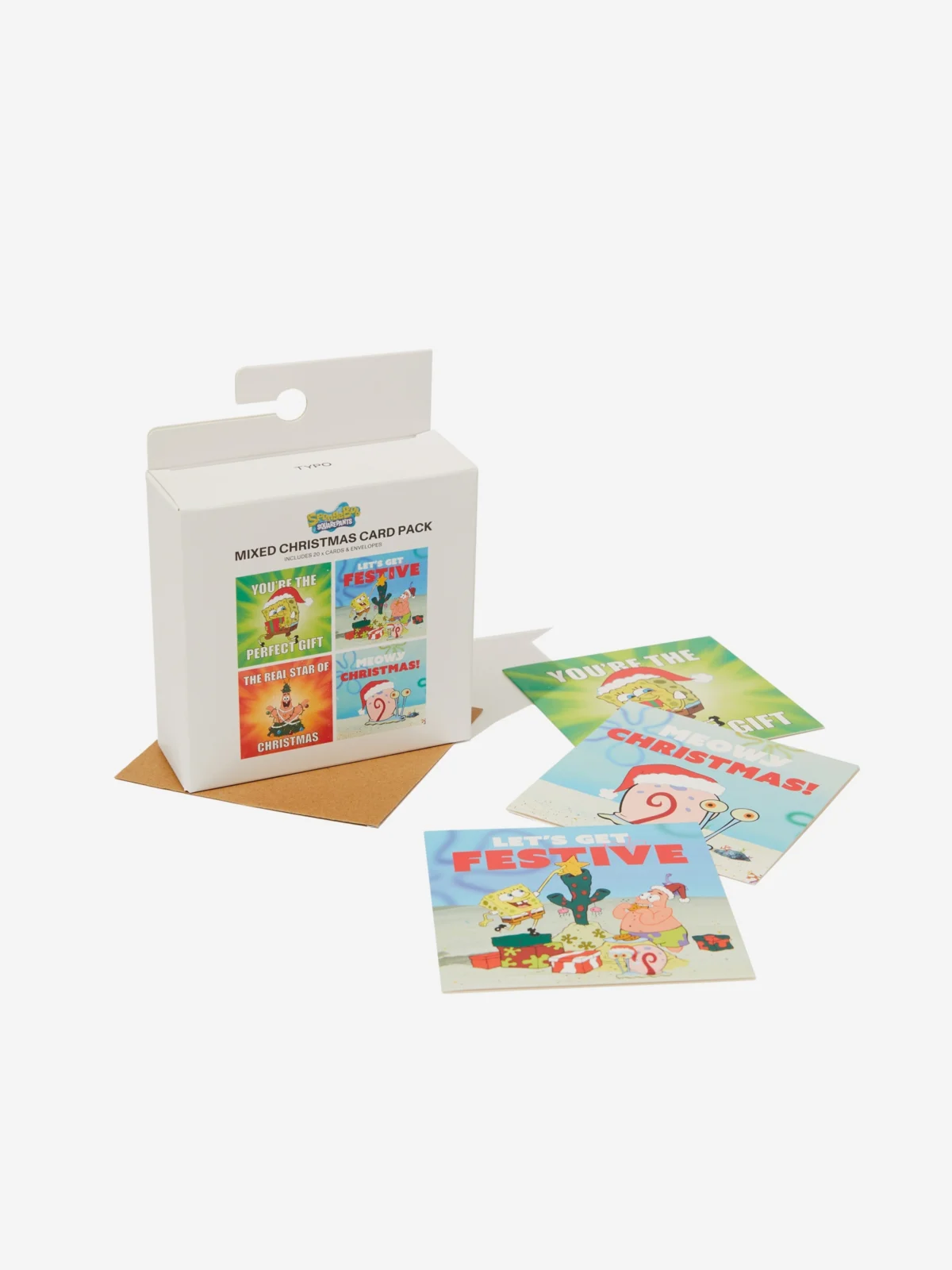 TYPO Thiệp Giáng Sinh - Christmas Card 20 Pack