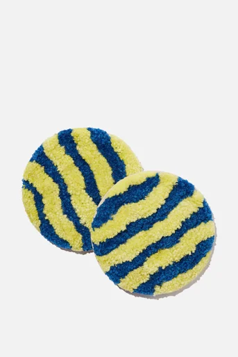 TYPO Bộ 2 Lót Ly - Save The Table Tufted Coaster