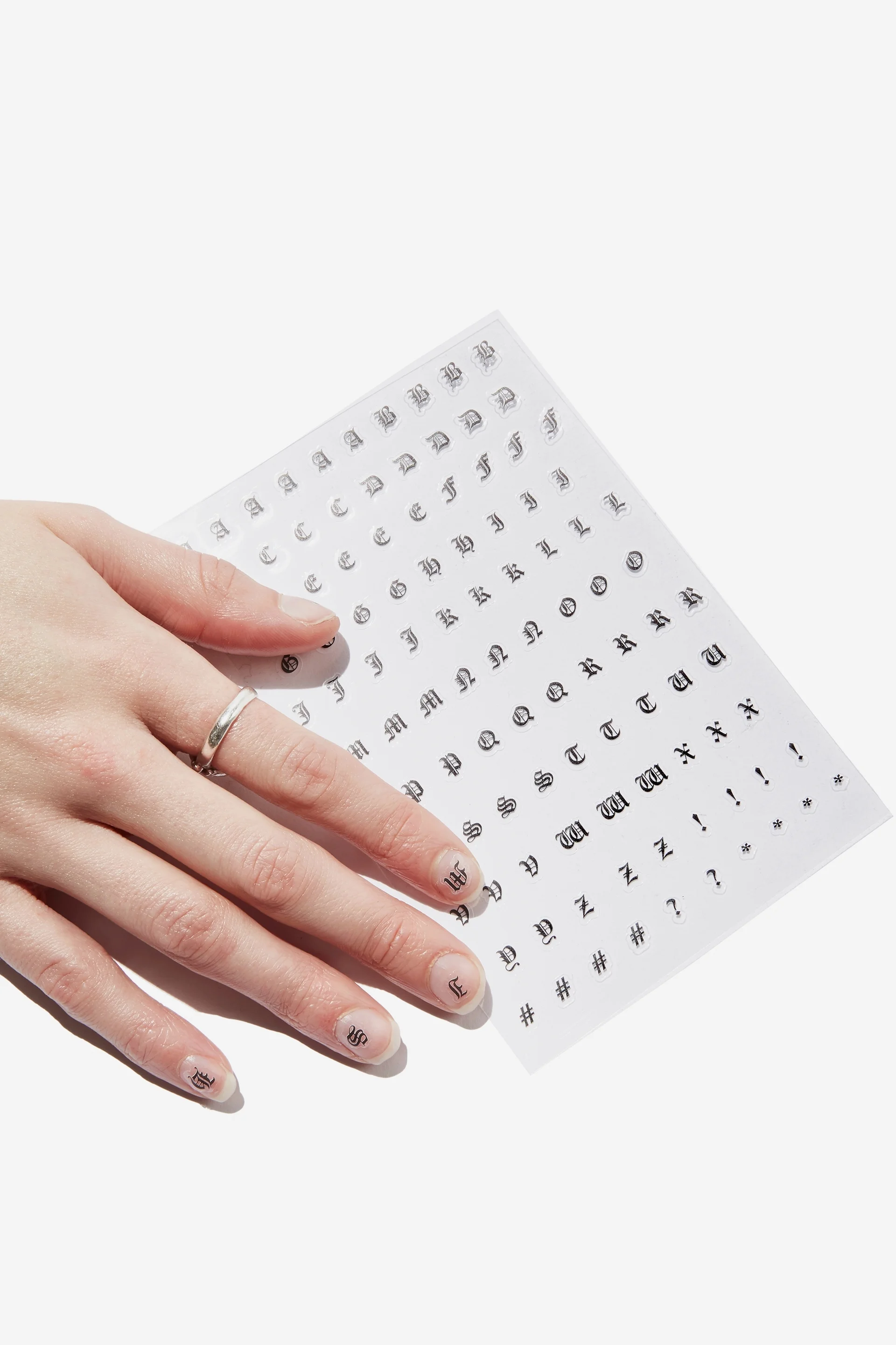 TYPO Sticker Dán Móng Tay - Nail Sticker Pack