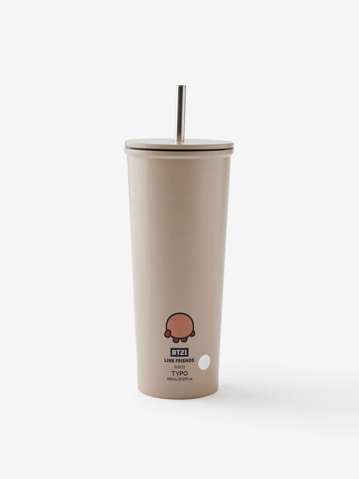 TYPO Ly Giữ Nhiệt Ống Hút 650ML - Collab Metal Smoothie Cup 650ML