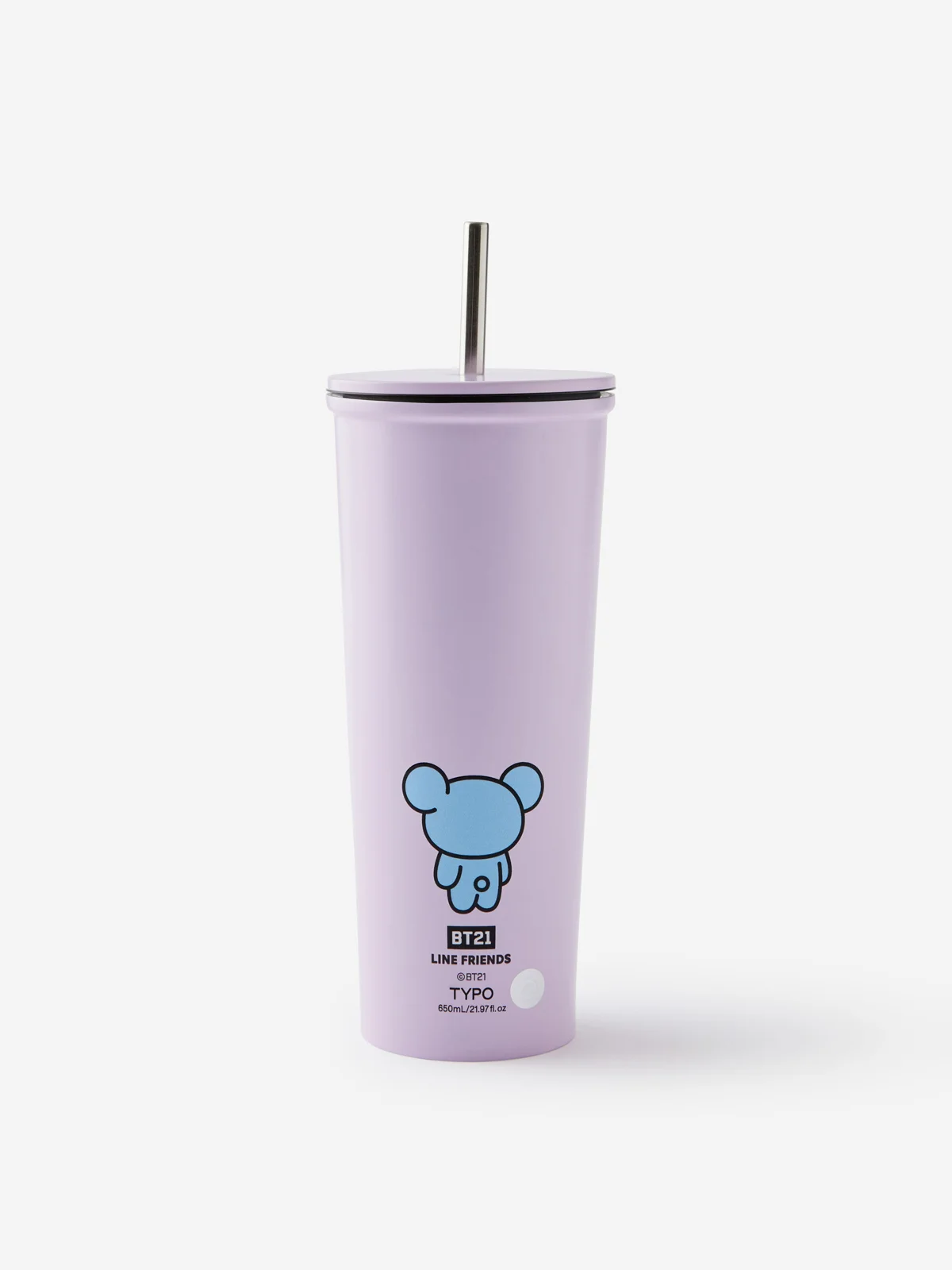 TYPO Ly Giữ Nhiệt Ống Hút 650ML - Collab Metal Smoothie Cup 650ML